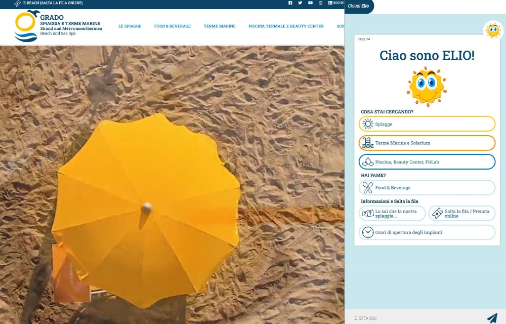 Online il nuovo sito per il G.I.T. GRADO Impianti Turistici S.p.A.