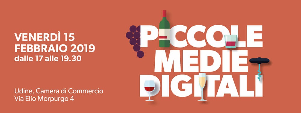 Invito a evento ''Piccole Medie Digitali'' per le imprese e i professionisti del SETTORE VITIVINICOLO
